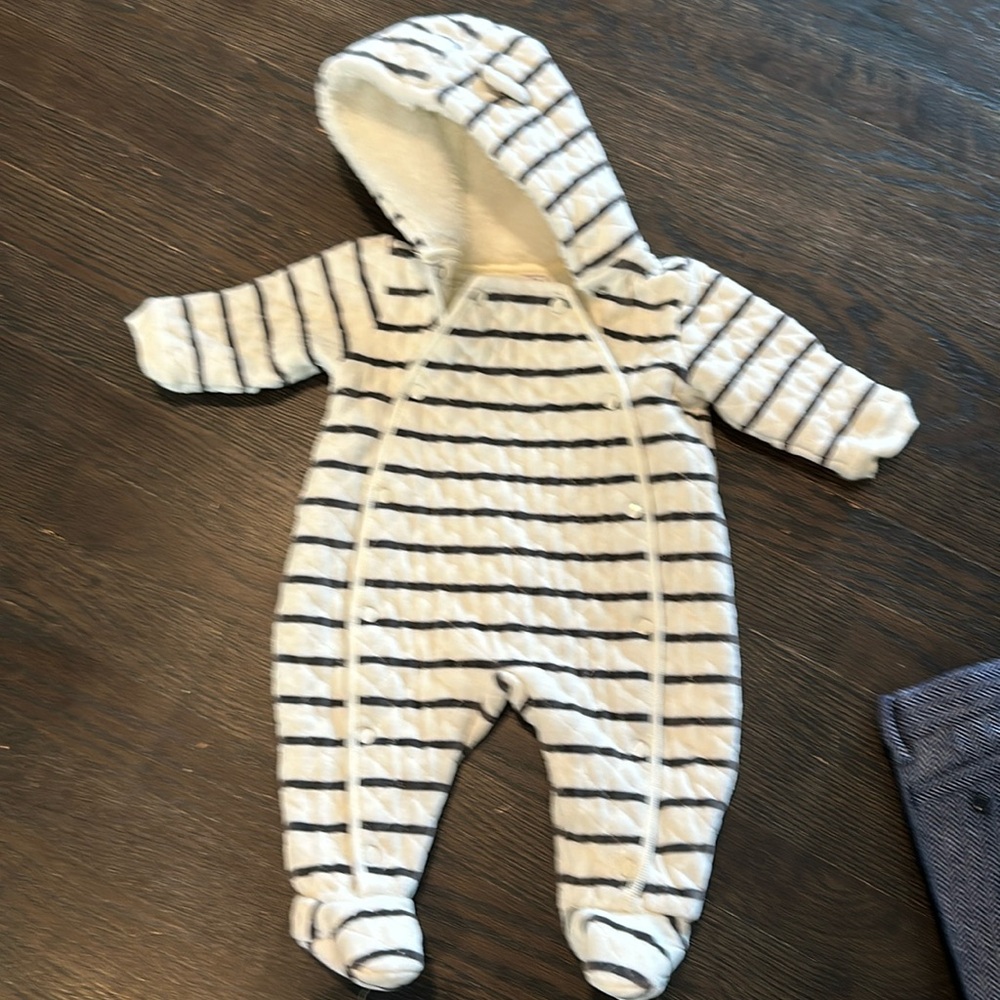Nordstrom Navy Baby Bunting 0-3m Worn 1x